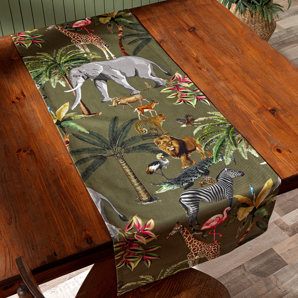 Jungle Premium Keten Runner 50x150 cm