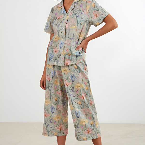 Spring %100 Pamuk Kadın Pijama Takımı
