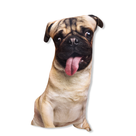 3D Pug Köpek Yastık